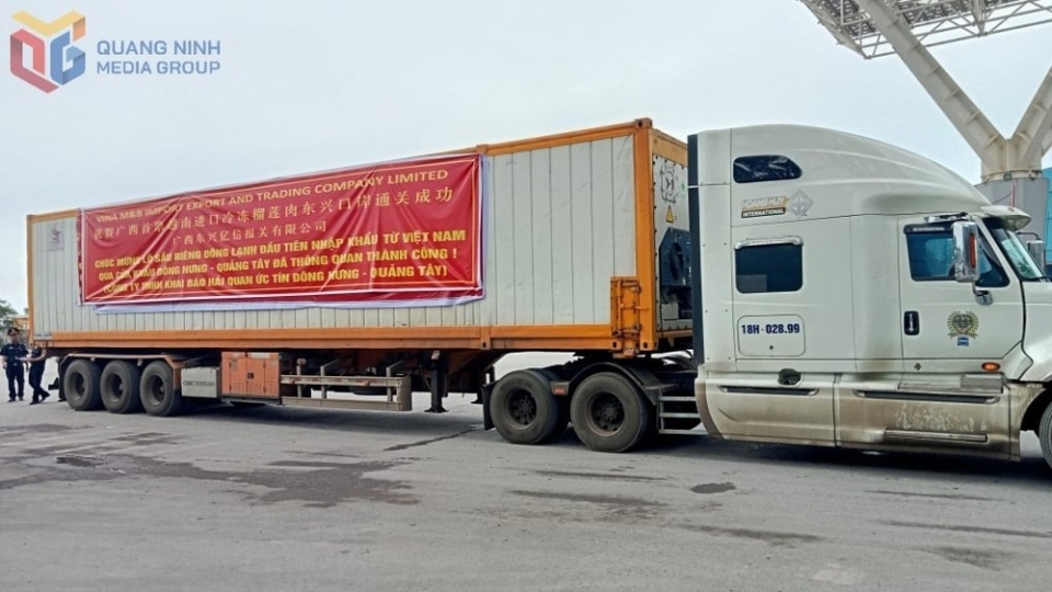 Vietnam exports first batch of frozen durian to China
